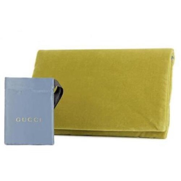 GUCCI 61MM Blue Square Sunglasses With Detachable Charm - Picture 12 of 16